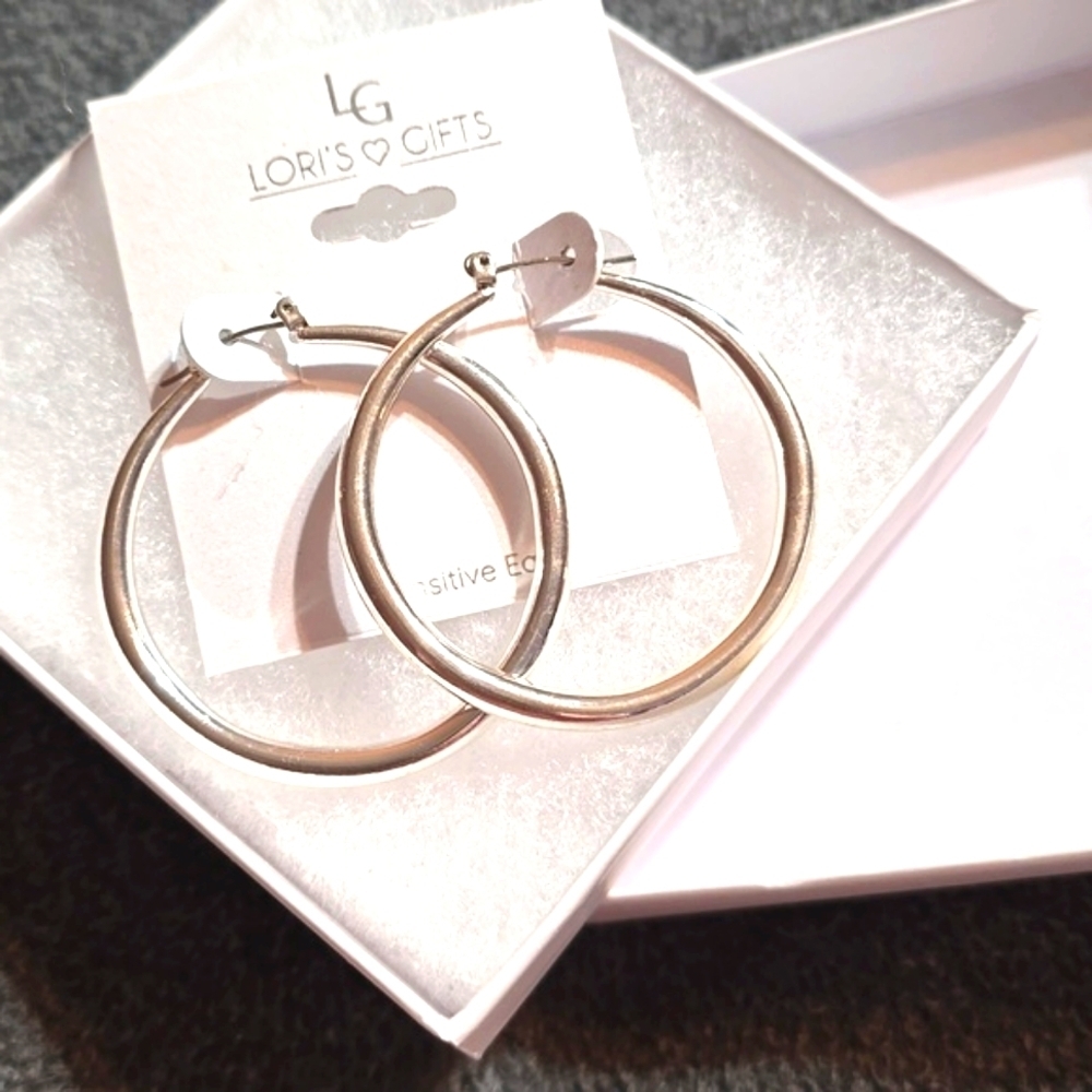 Silver Loops - Very Feminine!